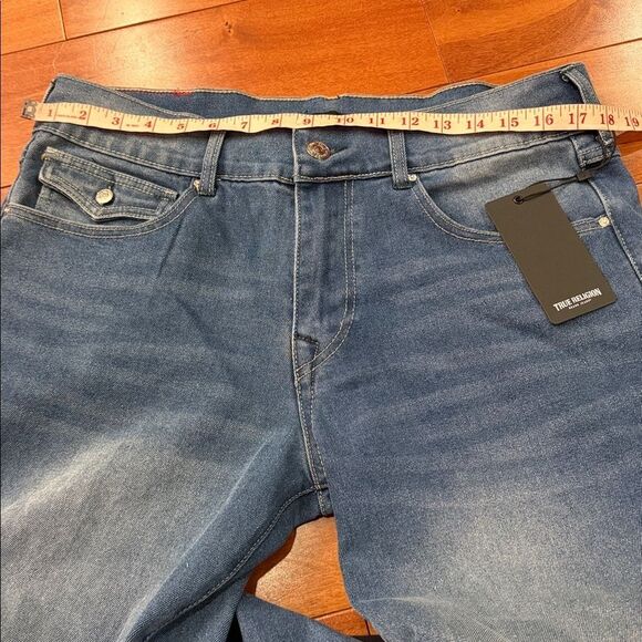 True Religion Men's Men's Ricky Straight Flap Jeans  Medium Maze Runner size 34 - Picture 10 of 12